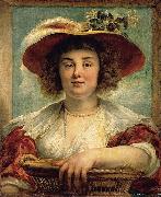 Jacob Jordaens Portrait of the Artist's Daughter Elizabeth painting